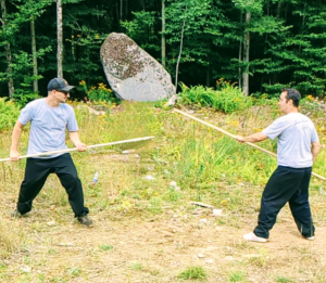 Pratique bâton kung fu